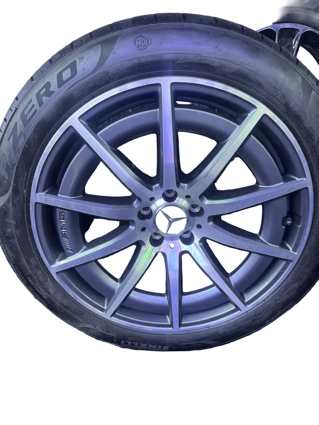 Original Mercedes Benz S-Klasse S 63 E AMG velgen 20 inch W223 Performance A2234012000 Himalaya Grey Polished